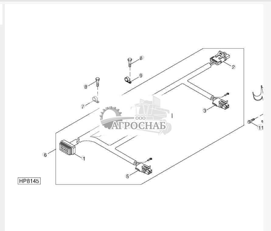 HARVESTRAK WIRING HARNESS 